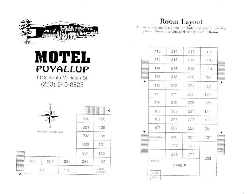 Motel Puyallup Eksteriør bilde